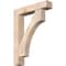 Ekena Millwork Westlake Block Smooth Bracket w/ Offset Brace, Douglas Fir, 7 1/2"W x 36"D x 48"H BKT0806X36X48WTL05SDF - alternate 1